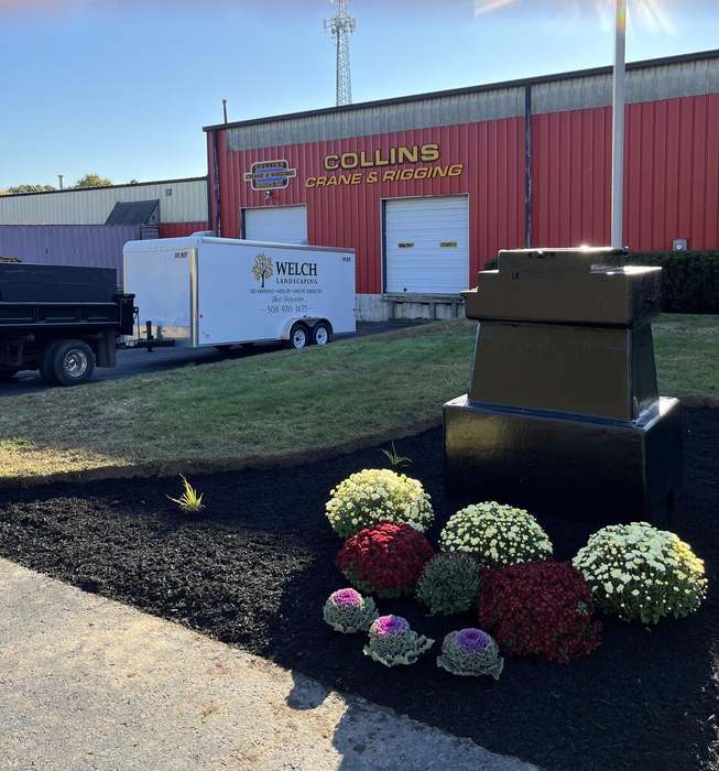 Welch Landscaping project — South Shore lawn care and landscape construction