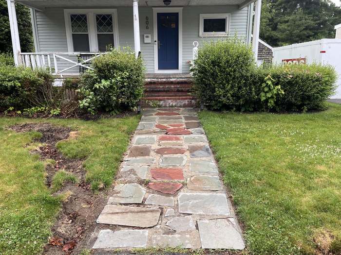 Welch Landscaping project — South Shore lawn care and landscape construction