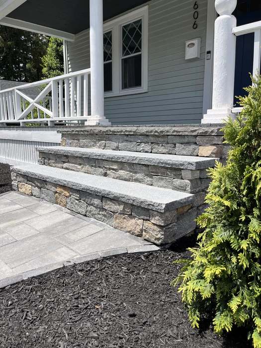 Welch Landscaping project — South Shore lawn care and landscape construction