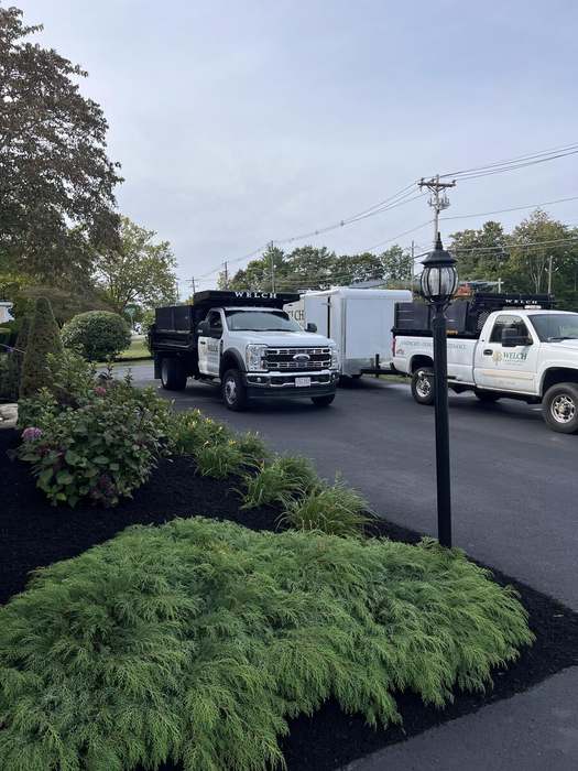 Welch Landscaping project — South Shore lawn care and landscape construction