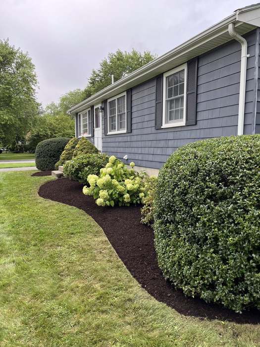 Welch Landscaping project — South Shore lawn care and landscape construction