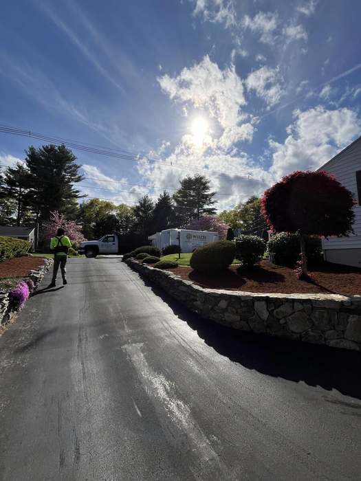Welch Landscaping project — South Shore lawn care and landscape construction
